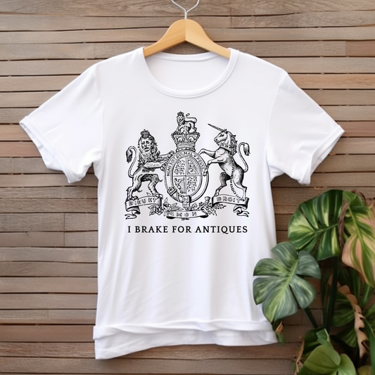"I brake for antiques" T-shirt