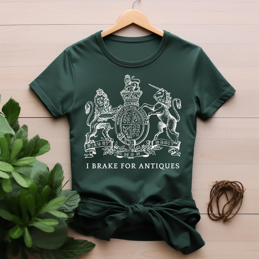 "I brake for antiques" T-shirt