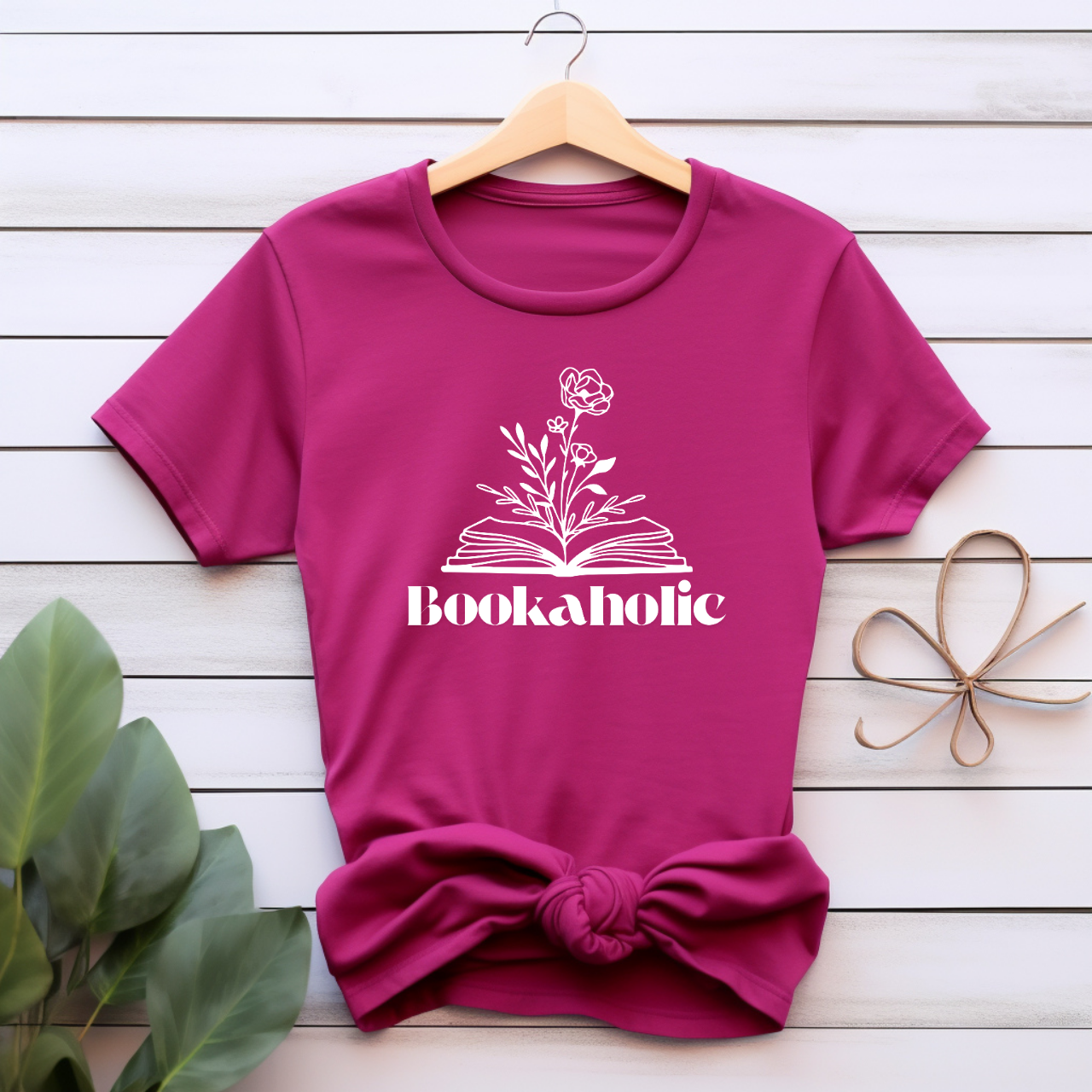 "Bookaholic" T-shirt