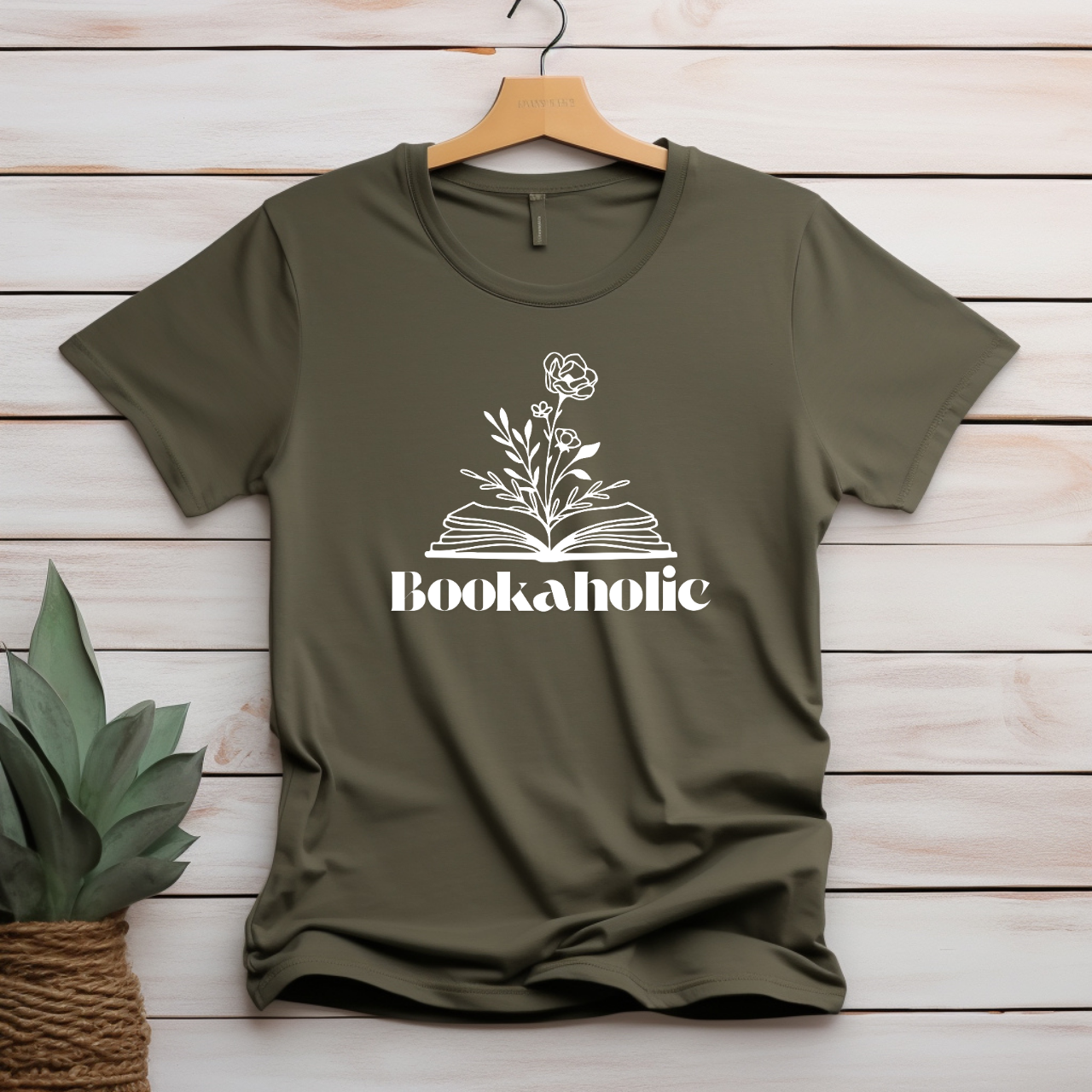 "Bookaholic" T-shirt