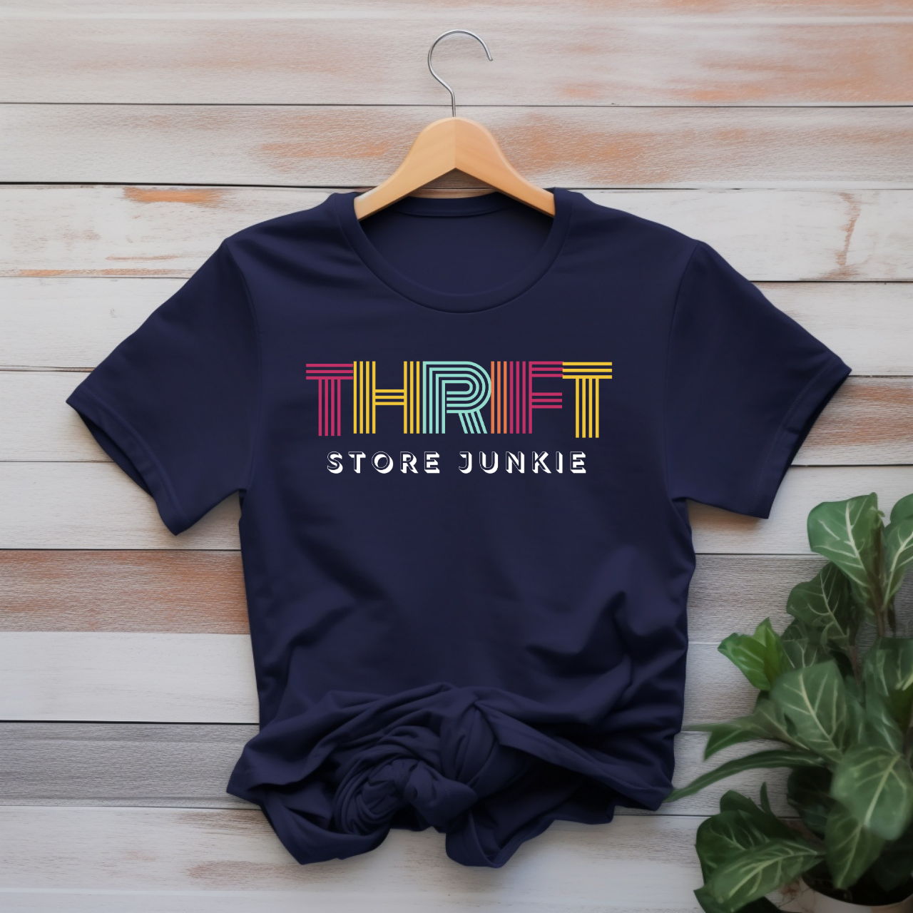 "Thrift store junkie" T-shirt