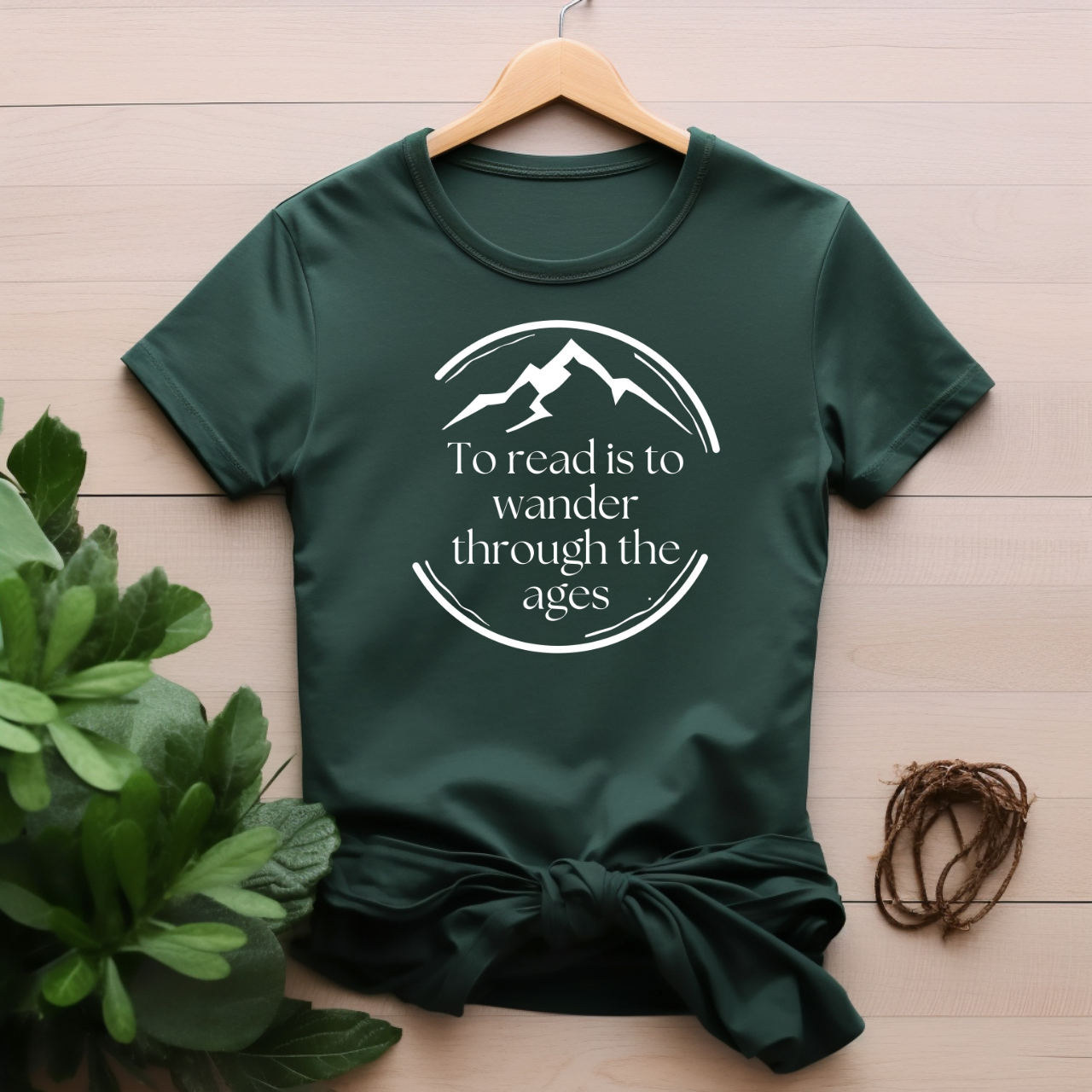 "To read is to wander through the ages" T-shirt