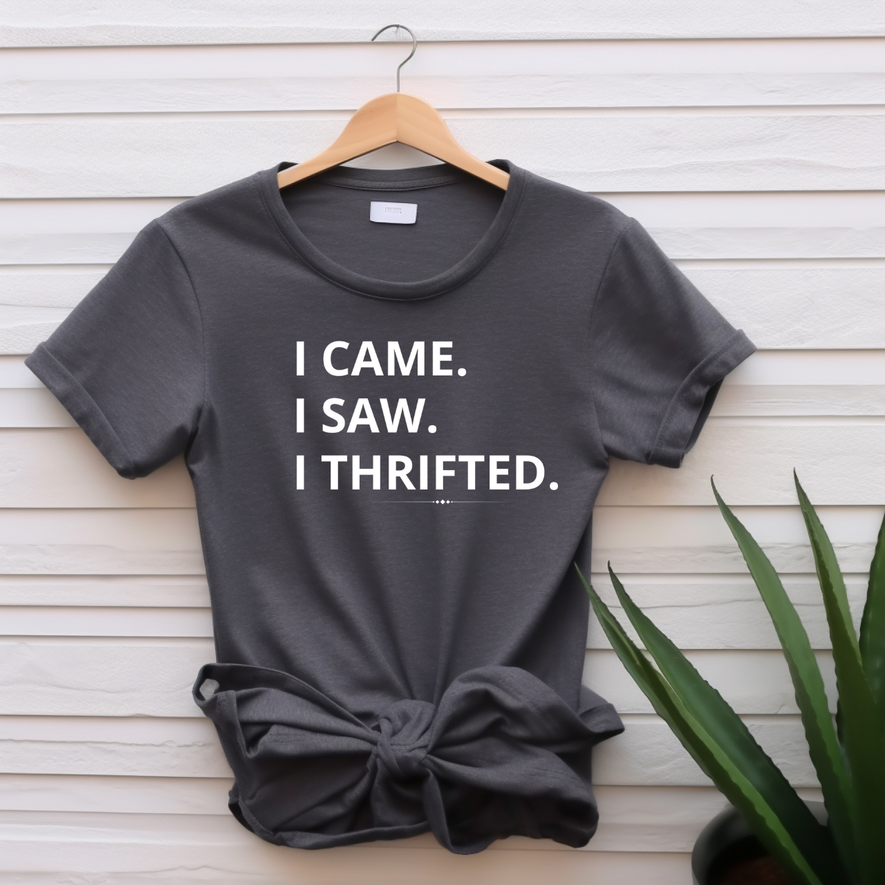 "I came I saw I thrifted" T-shirt
