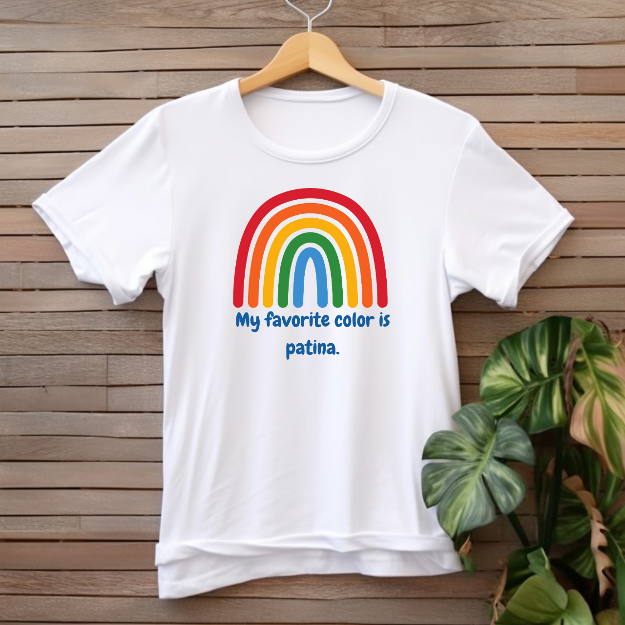 "My favorite color is patina" T-shirt
