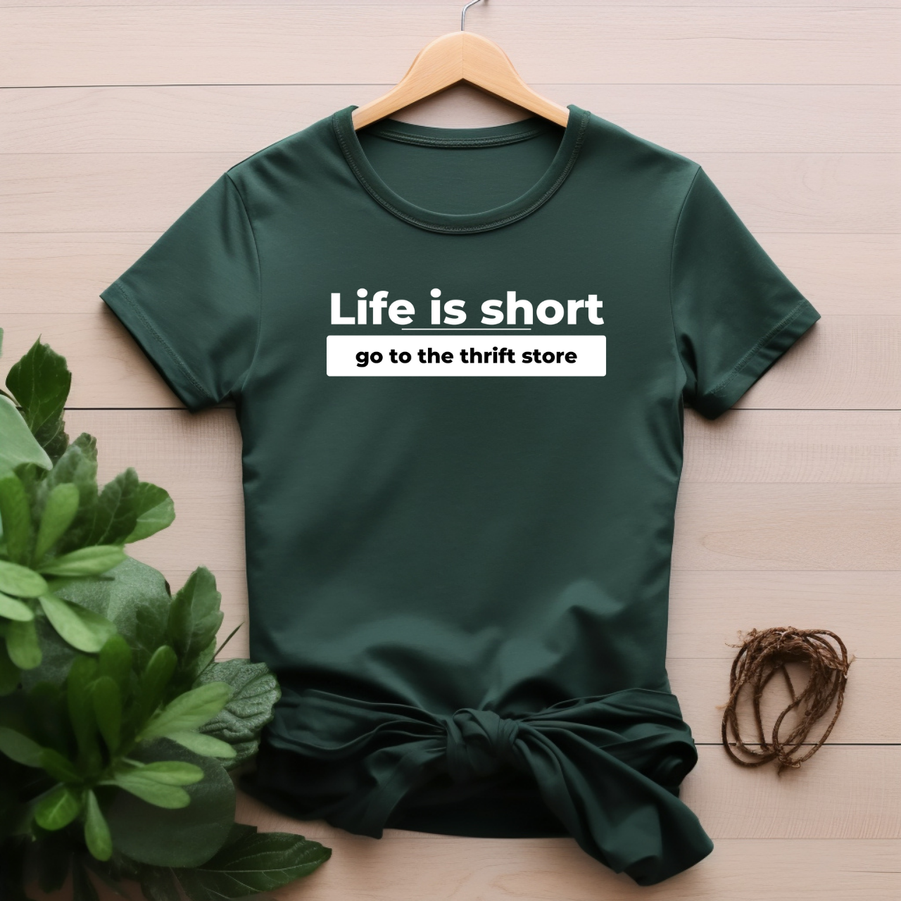 "Life is short" T-shirt