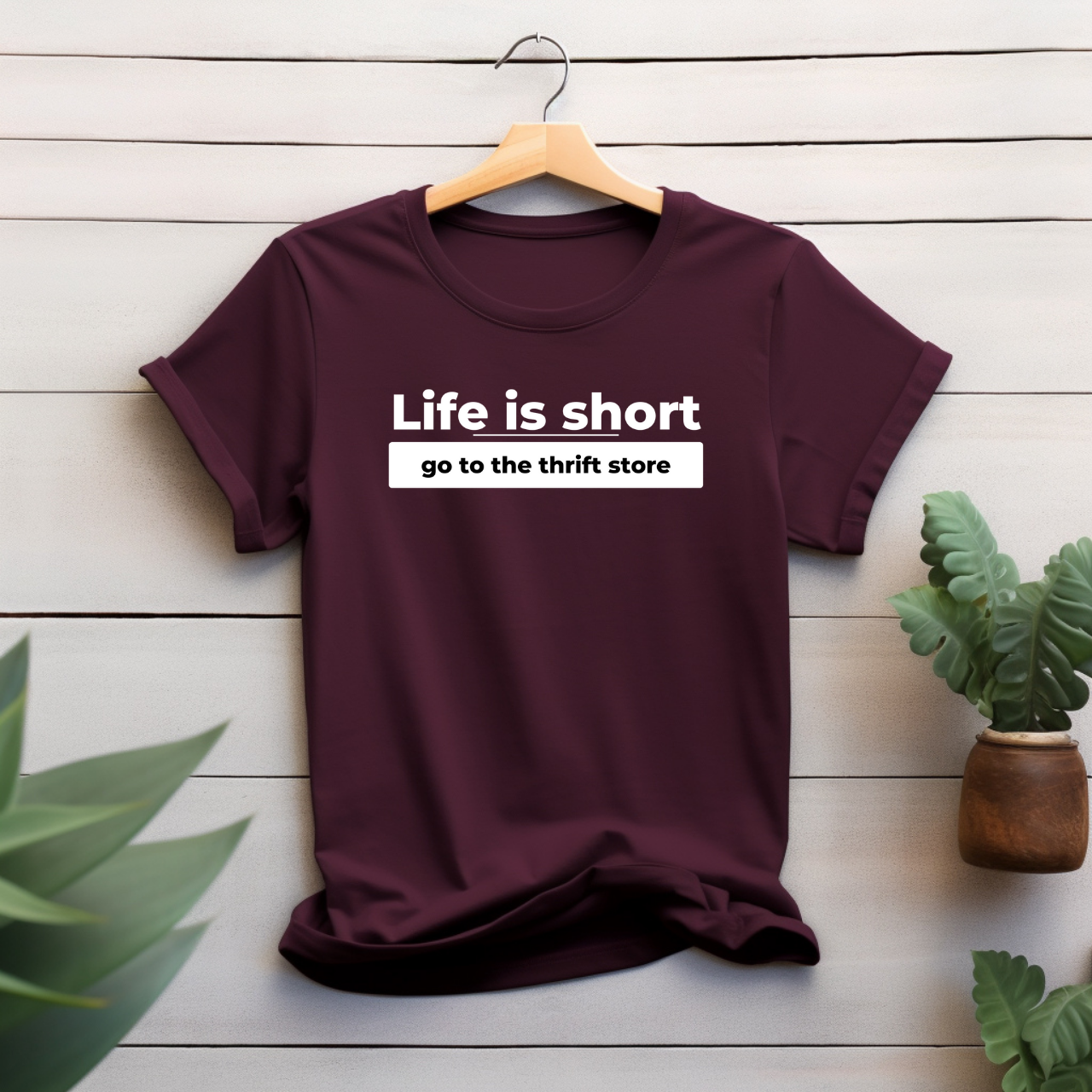 "Life is short" T-shirt