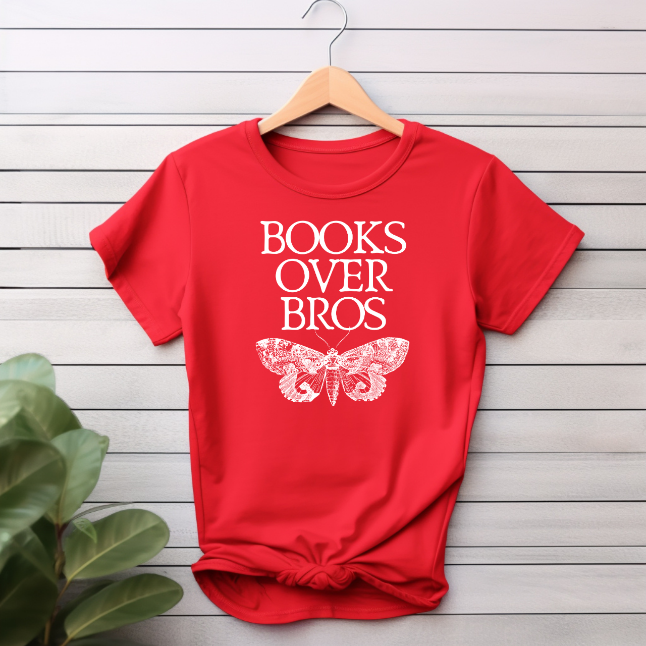 "Books Over Bros" T-shirt