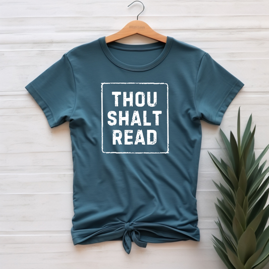 "Thou Shalt Read" T-shirt