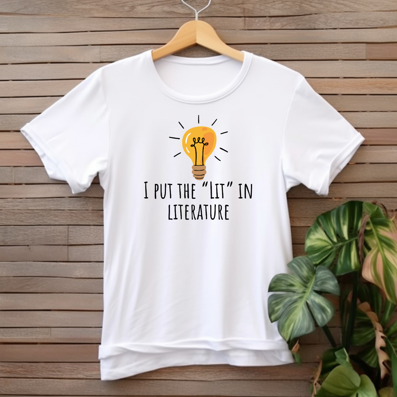 "I Put The "Lit" In Literature" T-shirt