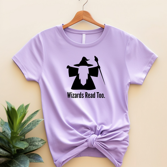 "Wizards Read Too" T-shirt
