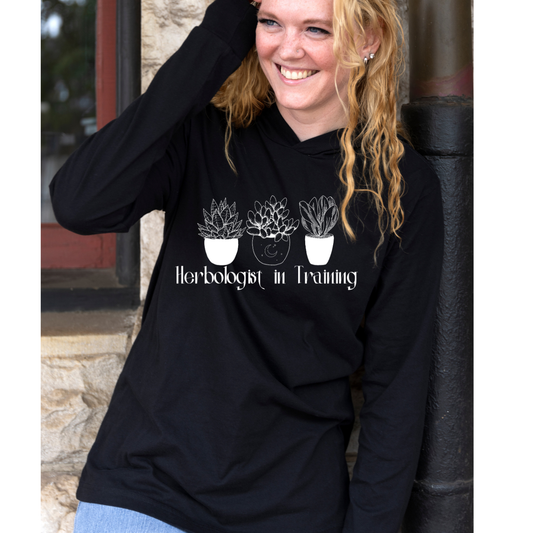 "Herbologist In Training" Long Sleeve Hoodie