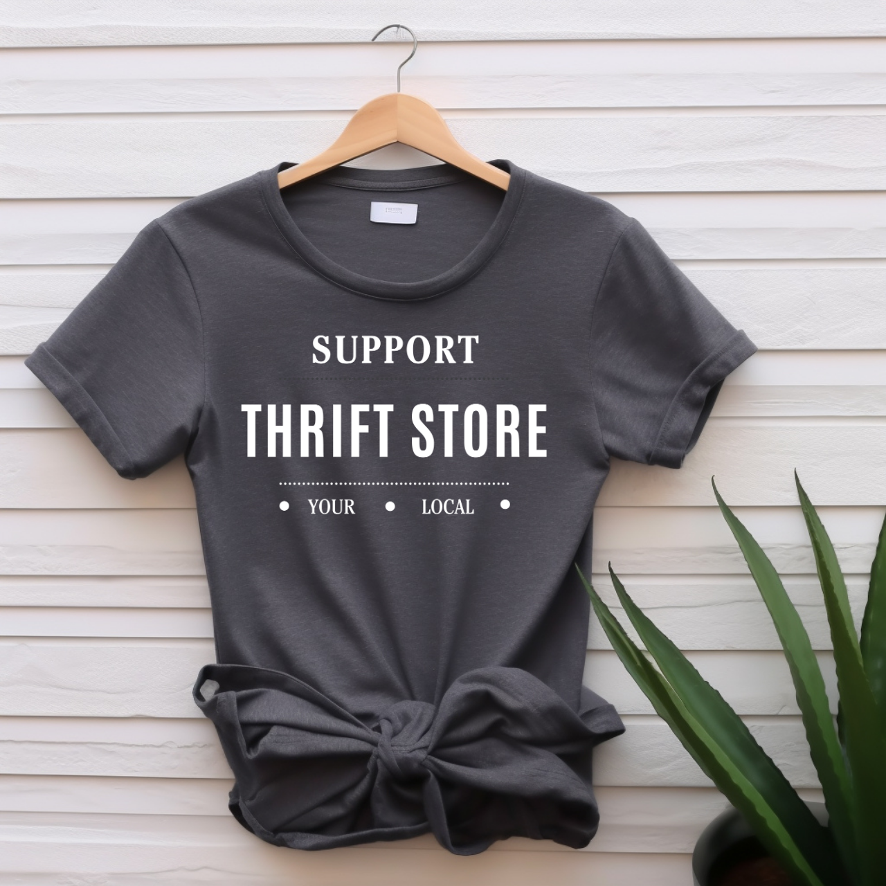 "Support your local thrift store" T-shirt
