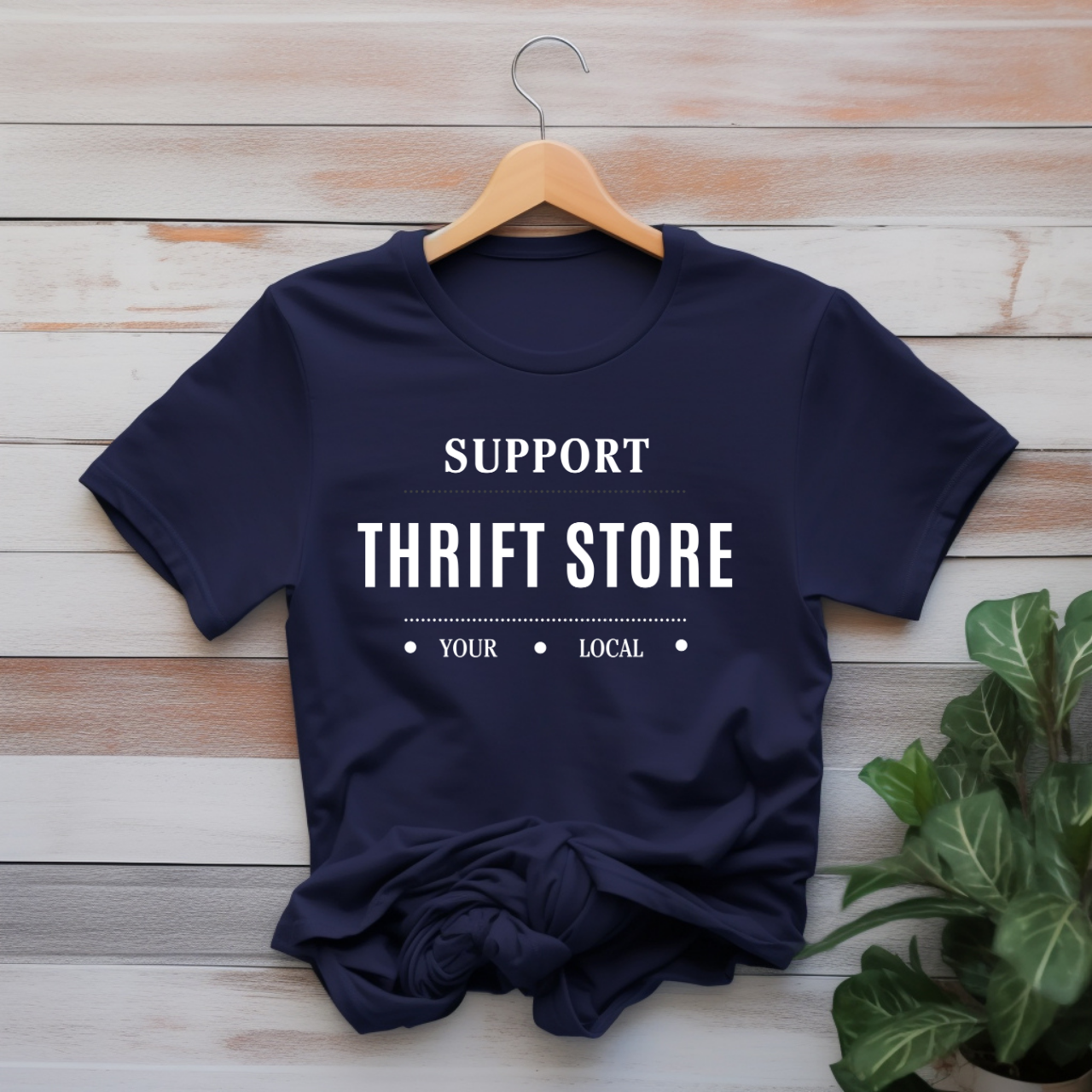 "Support your local thrift store" T-shirt