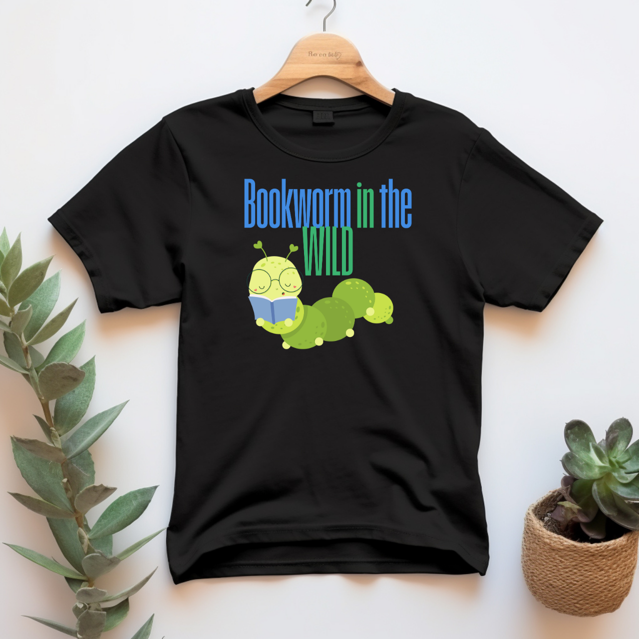 "Bookworm in the wild" T-shirt