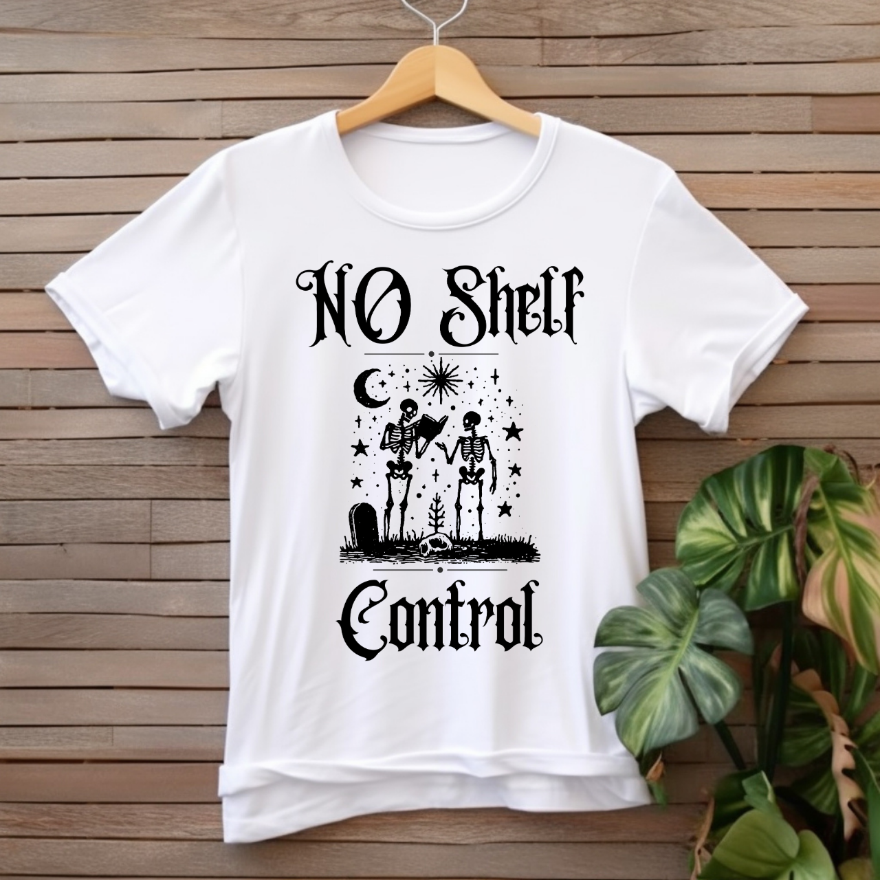 "NO shelf control" T-shirt