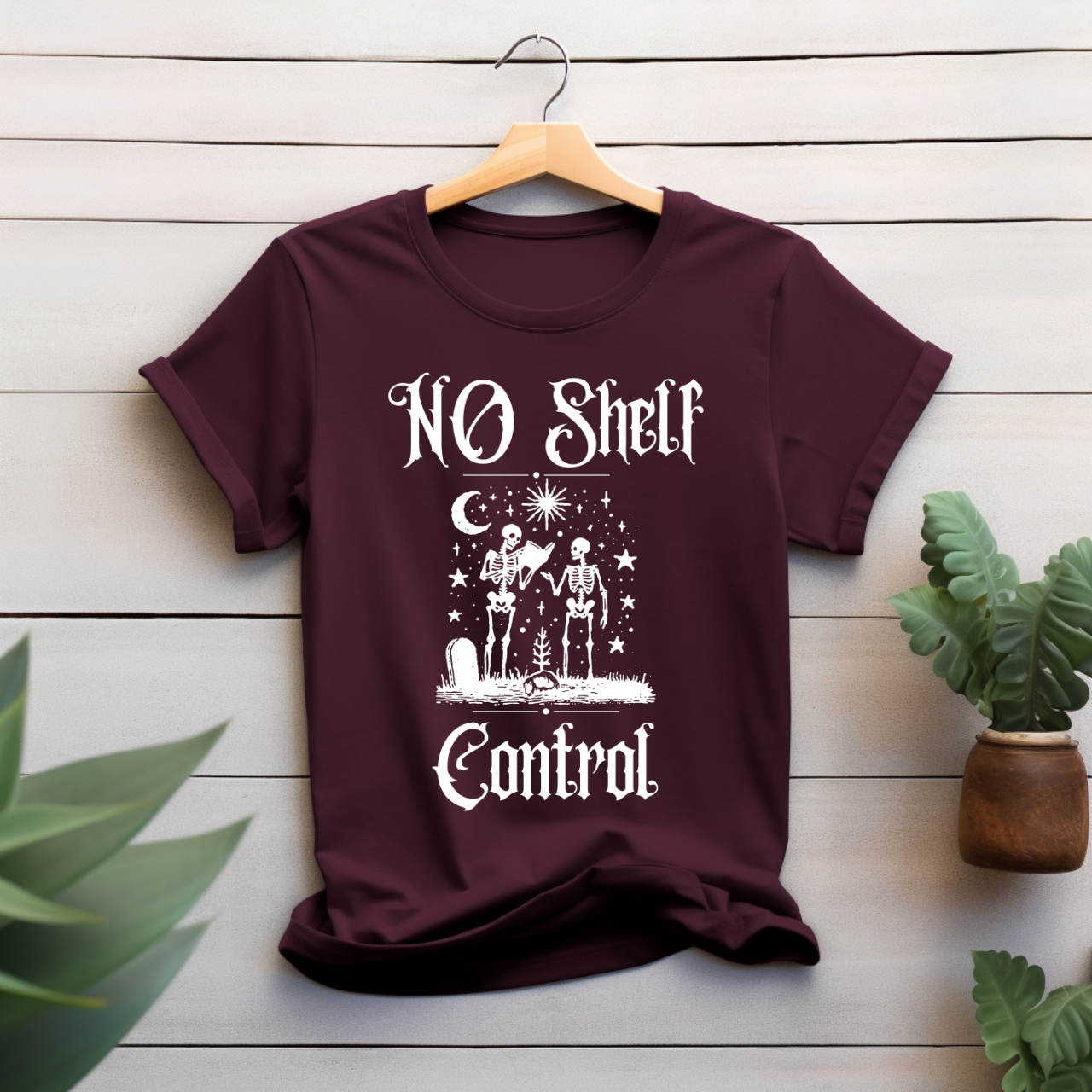 "NO shelf control" T-shirt