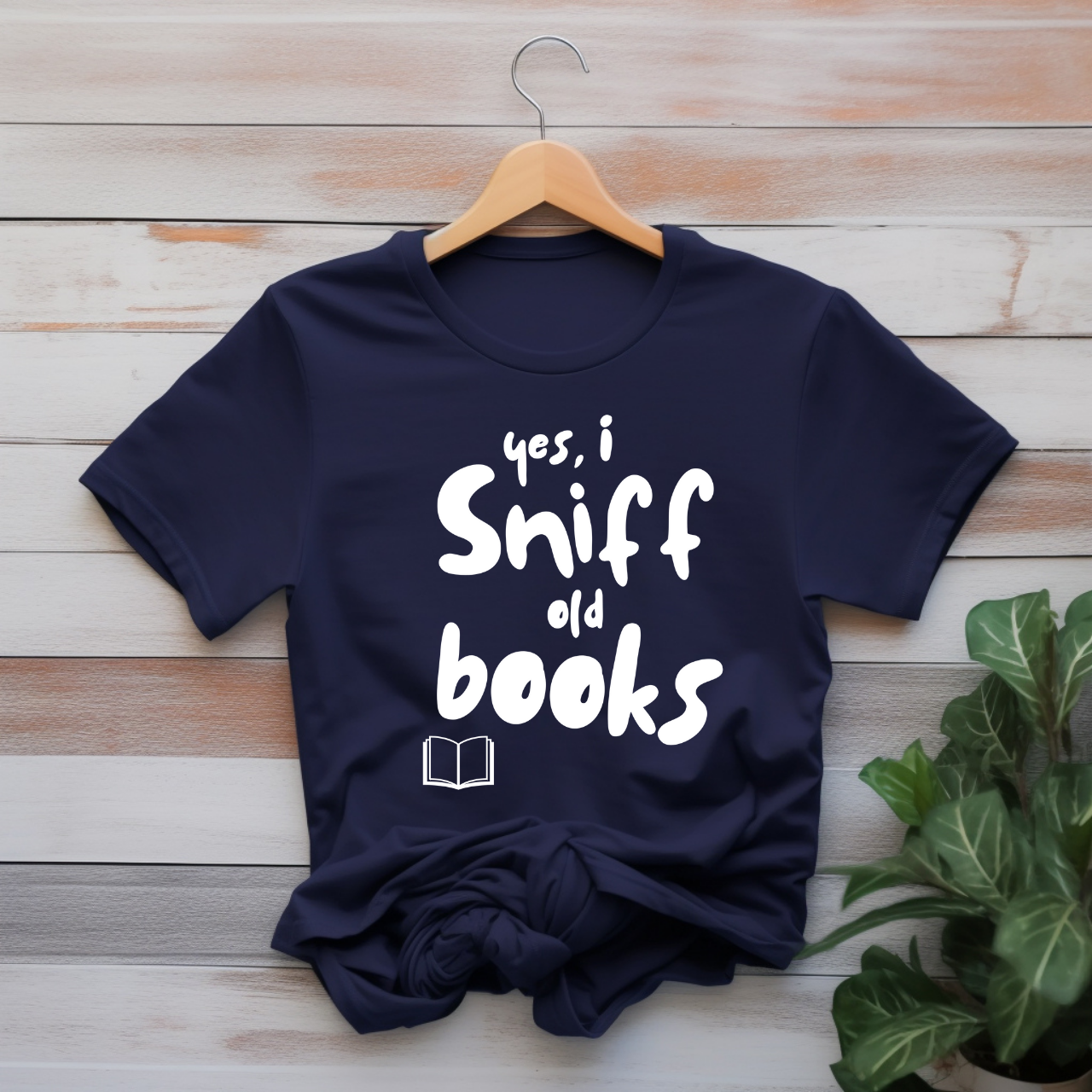 "Yes, I sniff old books" T-shirt