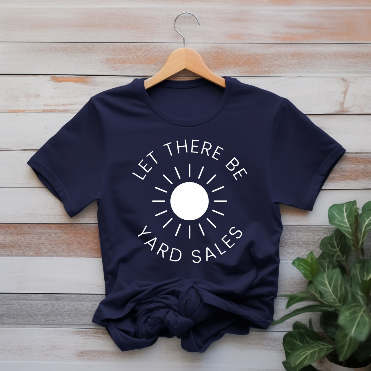 "Let there be yard sales" T-shirt