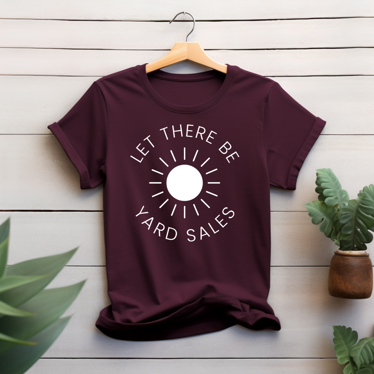 "Let there be yard sales" T-shirt