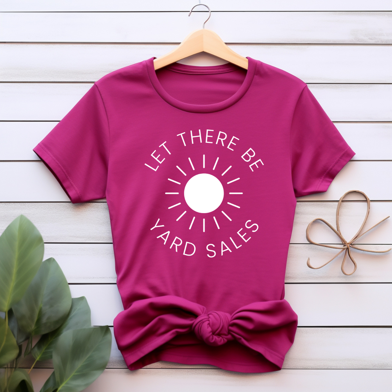 "Let there be yard sales" T-shirt