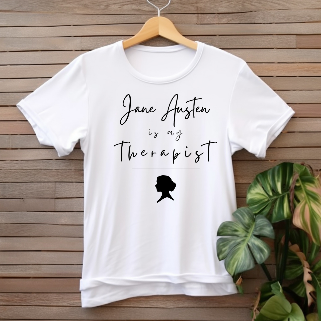"Jane Austen is my therapist" T-shirt