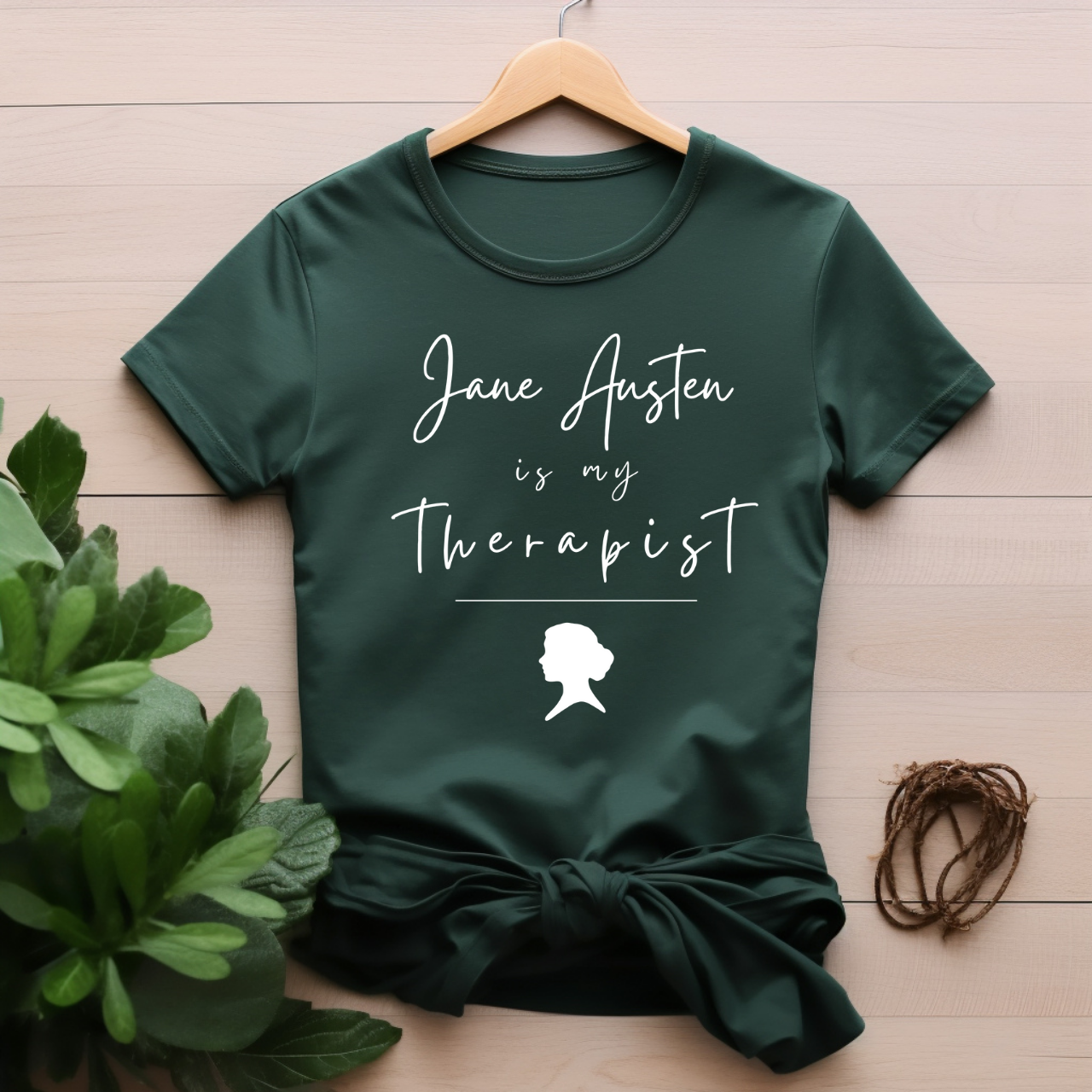 "Jane Austen is my therapist" T-shirt