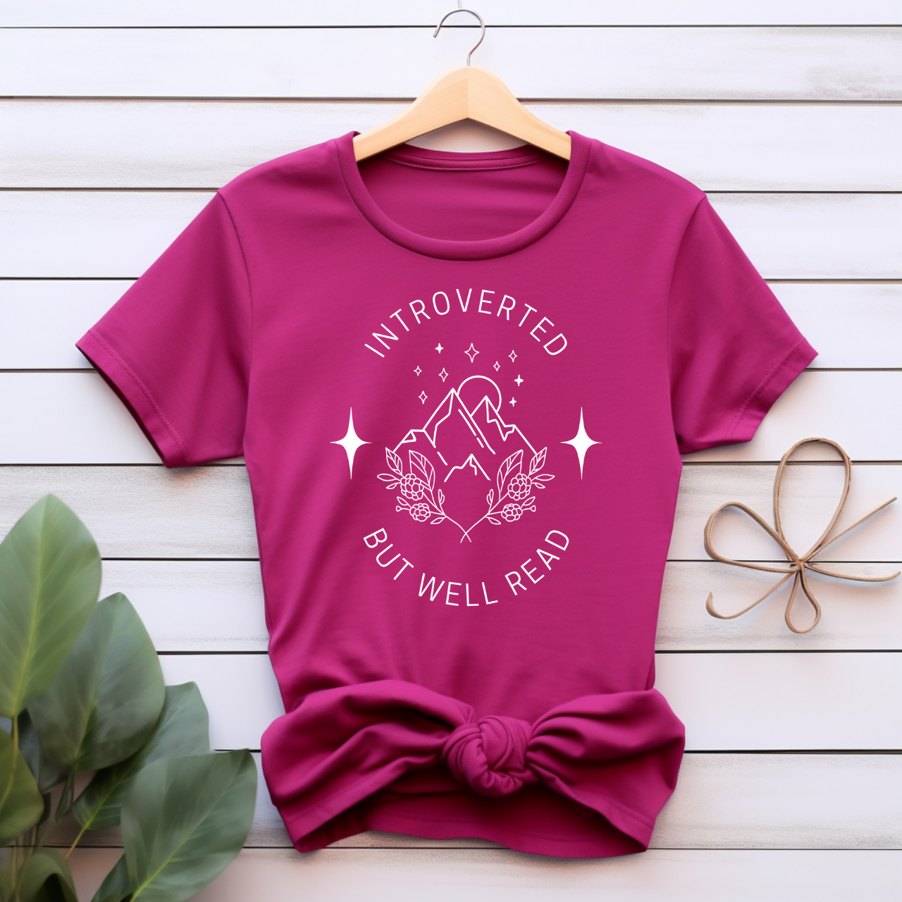 "Introverted, but well read" T-shirt