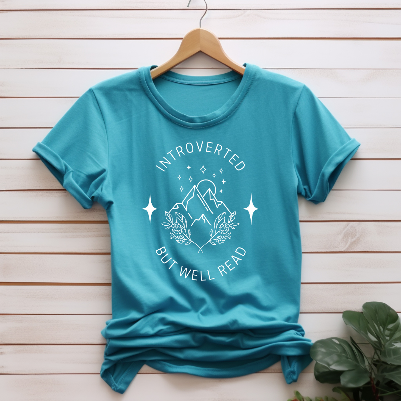 "Introverted, but well read" T-shirt