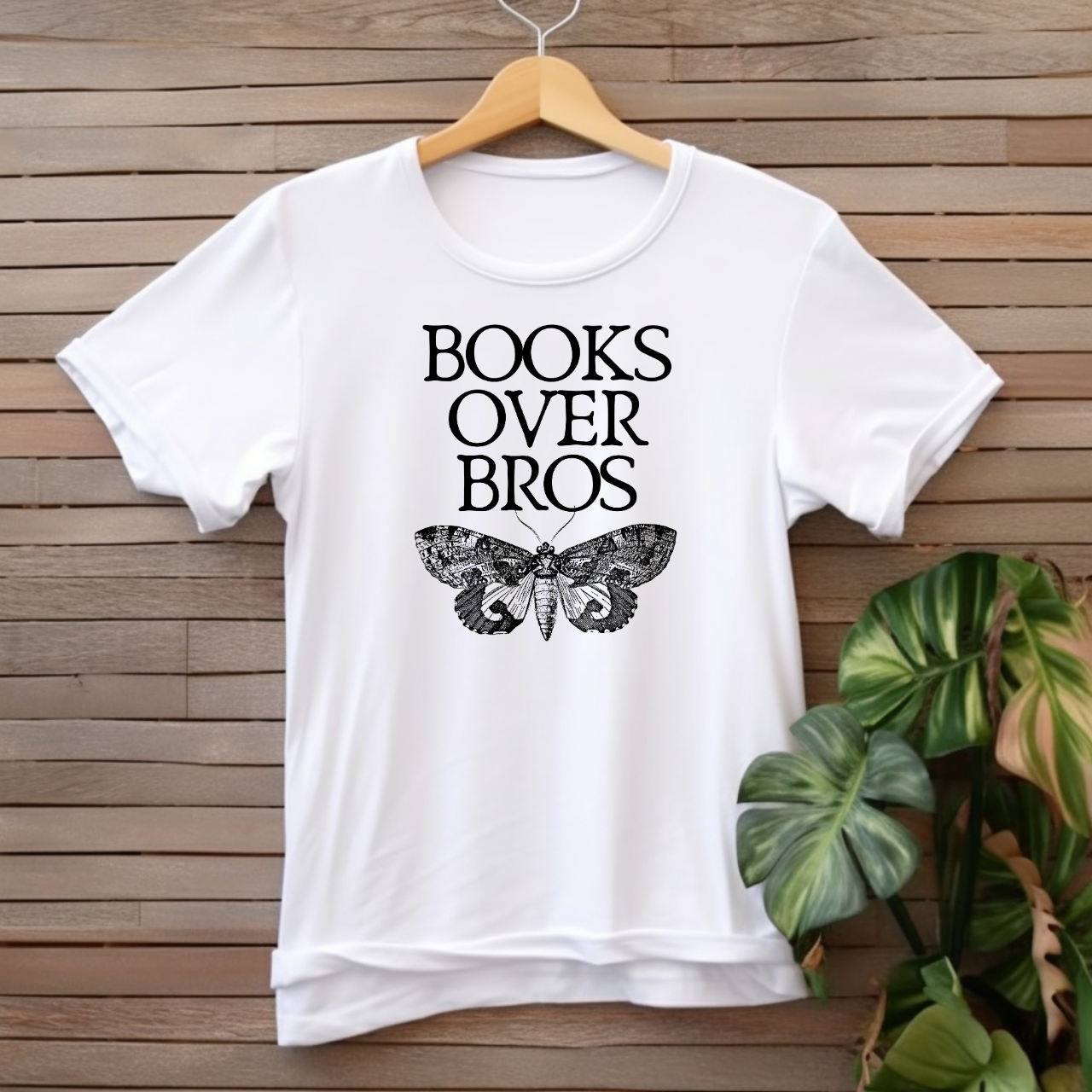 "Books Over Bros" T-shirt