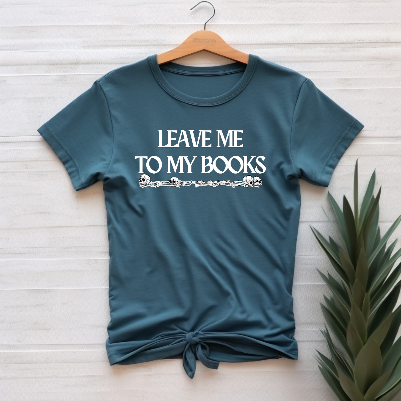 "Leave Me To My Books" T-shirt