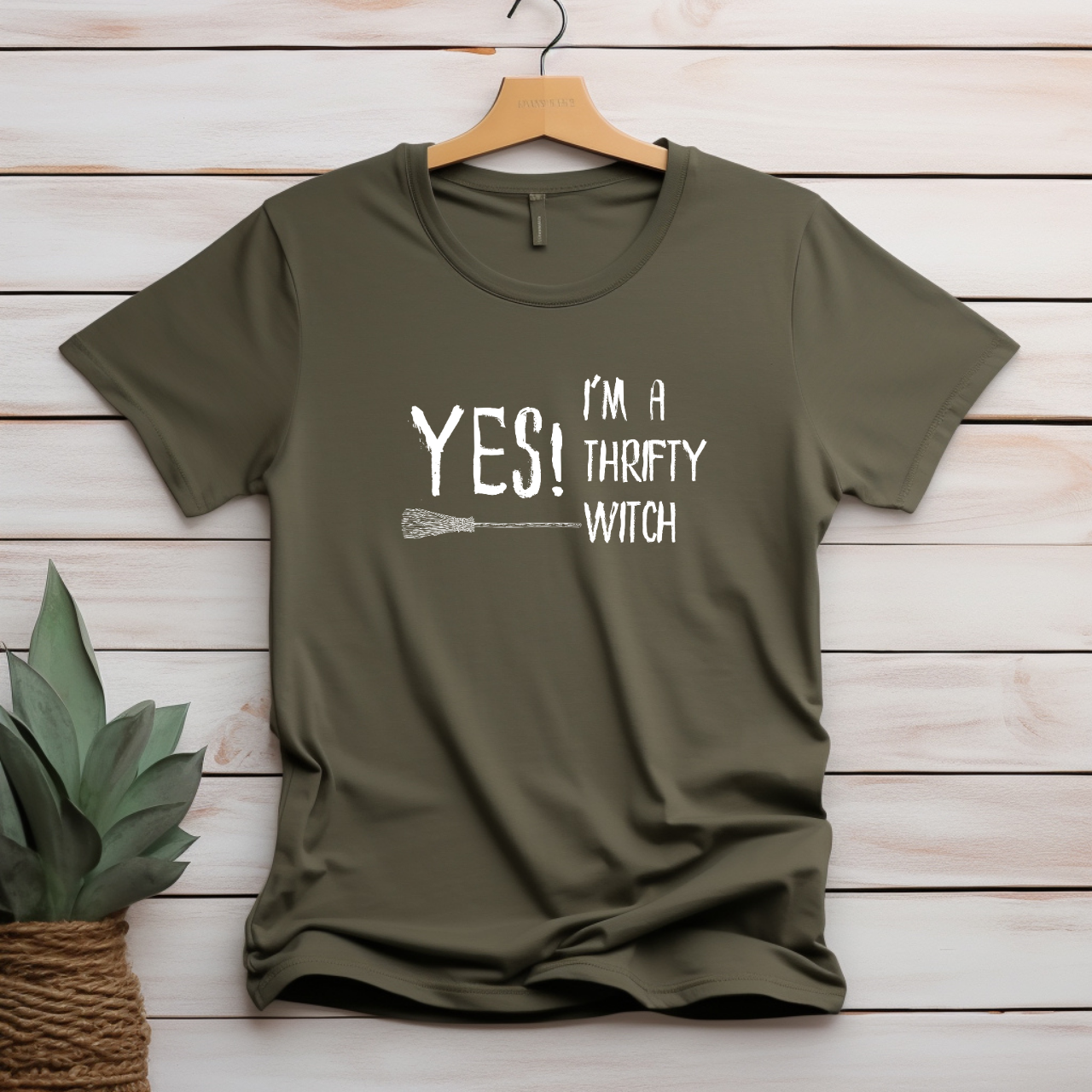 "Yes! I'm A Thrifty Witch" T-shirt
