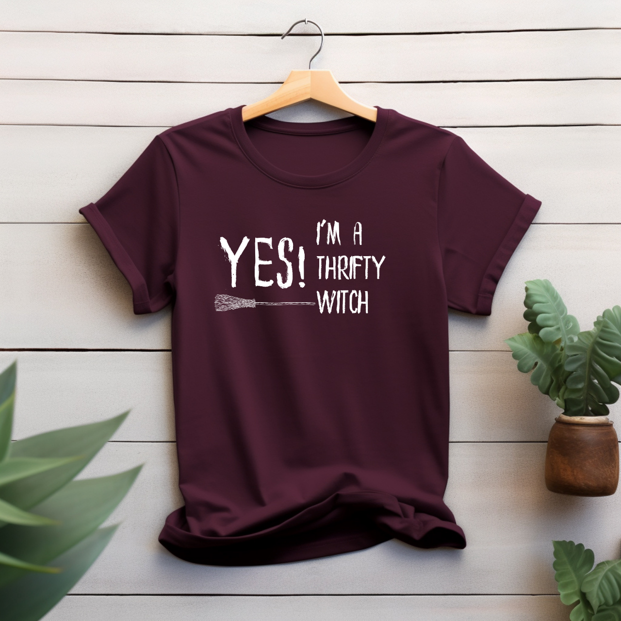 "Yes! I'm A Thrifty Witch" T-shirt