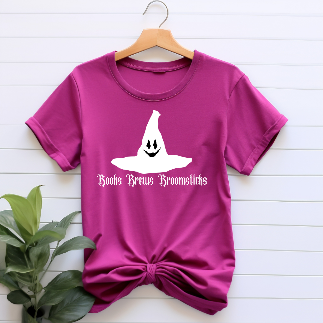 "Brews Books Broomsticks" T-shirt