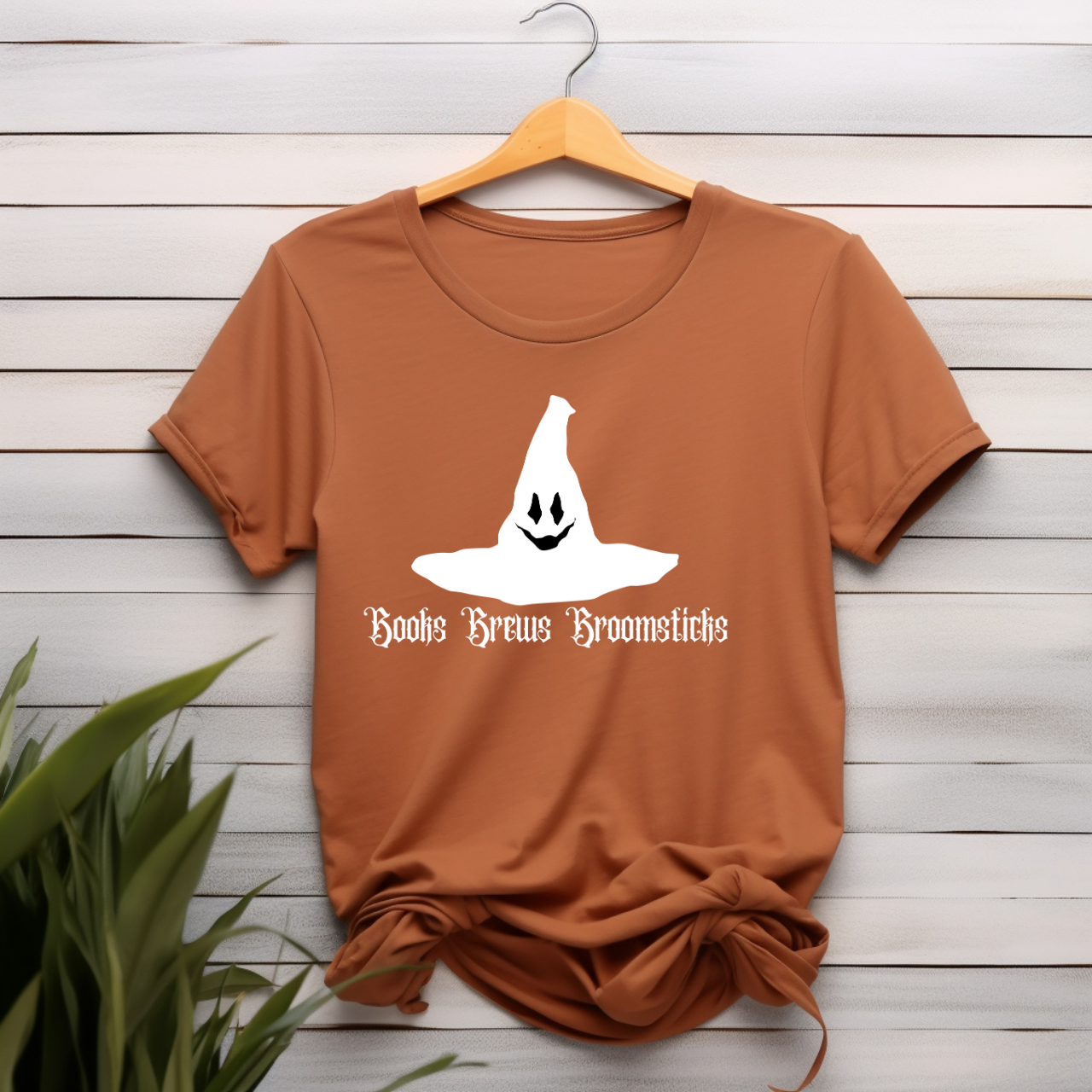 "Brews Books Broomsticks" T-shirt