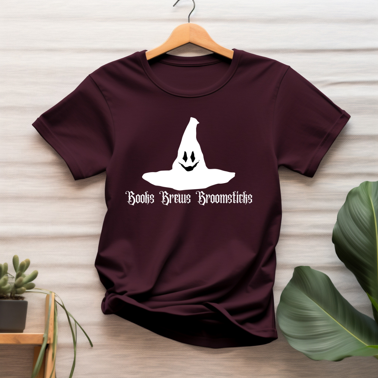 "Brews Books Broomsticks" T-shirt